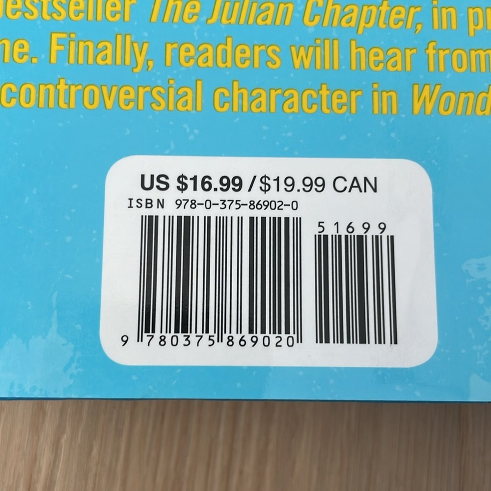 Wonder‎ by R.J. Palacio - Picture 4 of 4